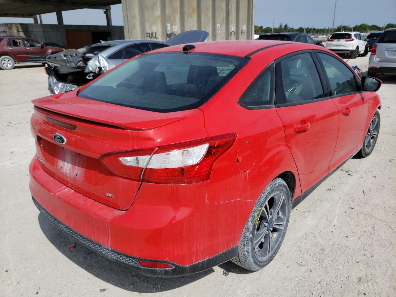 Photo 4 from auction – 2012 FORD FOCUS SE with VIN 1FAHP3F25CL231655