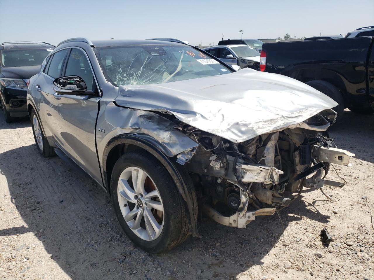 INFINITI QX30 BASE 2018 with VIN SJKCH5CP9JA043823 - Photo from auction