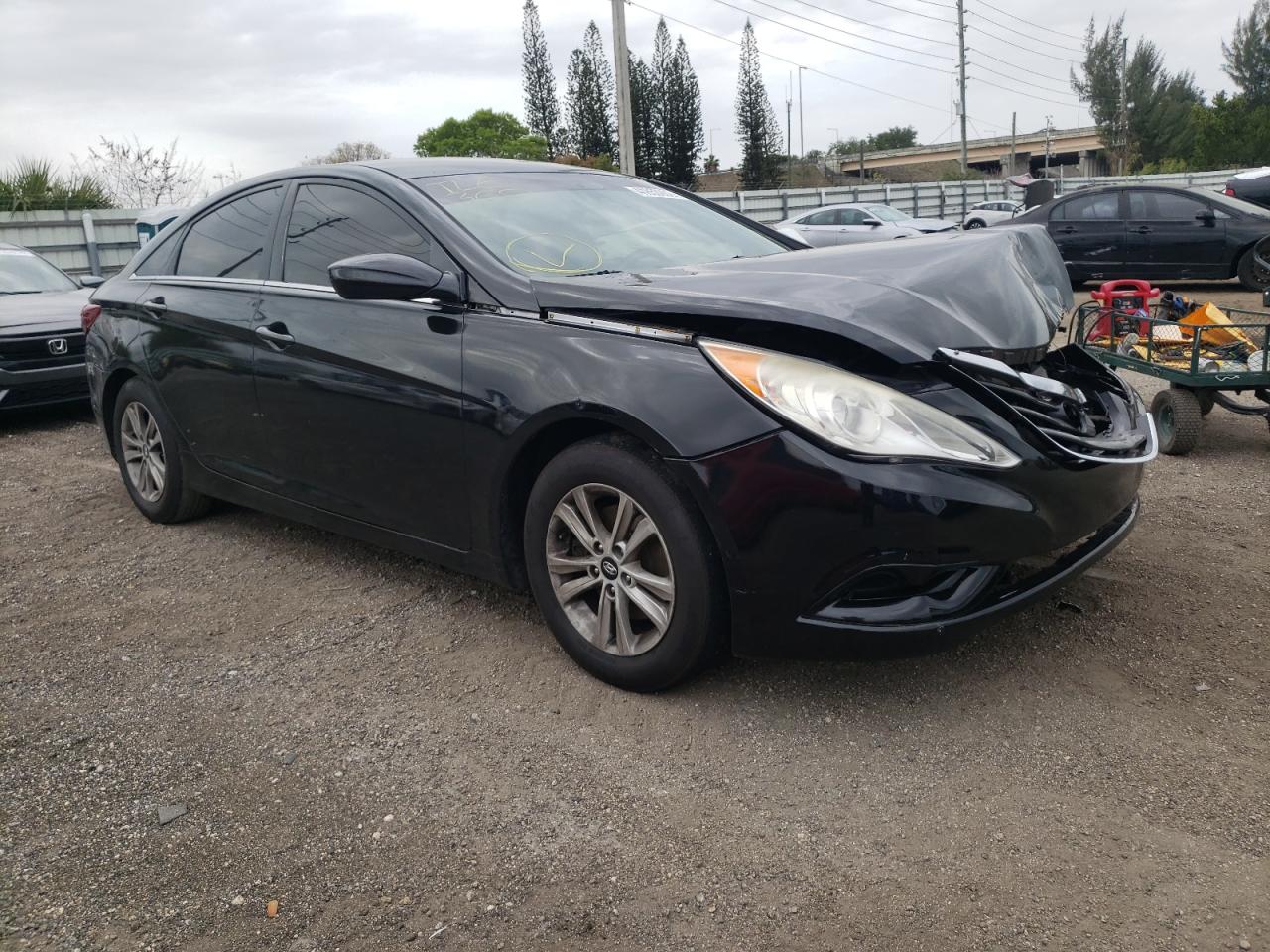 HYUNDAI SONATA GLS 2012 with VIN 5NPEB4AC8CH377778 - Photo from auction