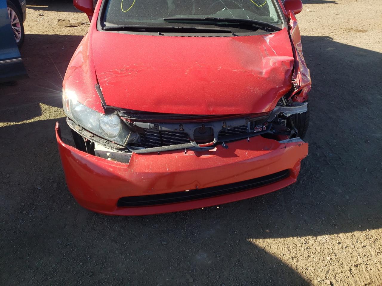 Photo 9 from auction – 2007 HONDA CIVIC SI with VIN 2HGFA55597H706187