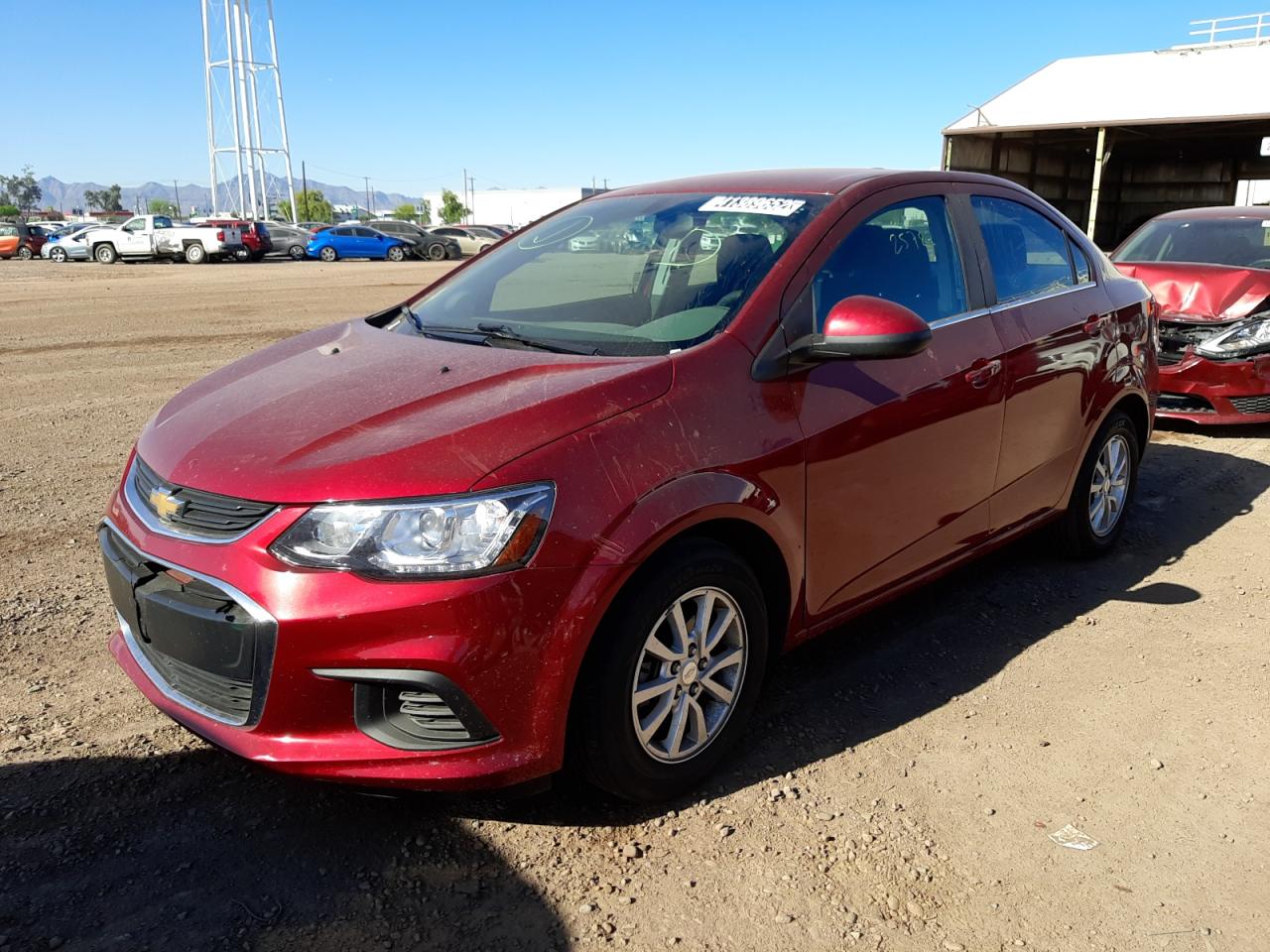 Photo 2 from auction – 2019 CHEVROLET SONIC LT with VIN 1G1JD5SB8K4133968