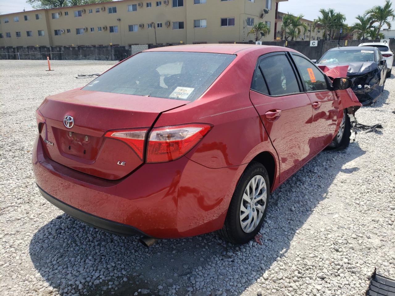 Photo 4 from auction – 2017 TOYOTA COROLLA L with VIN 2T1BURHE8HC812696