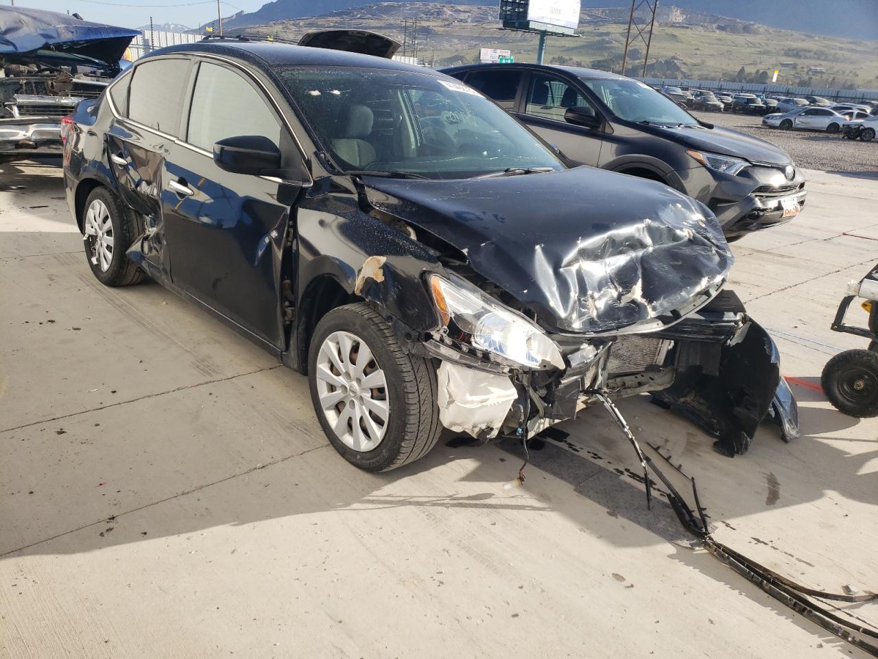 NISSAN SENTRA S 2014 with VIN 3N1AB7AP6EL695939 - Photo from auction