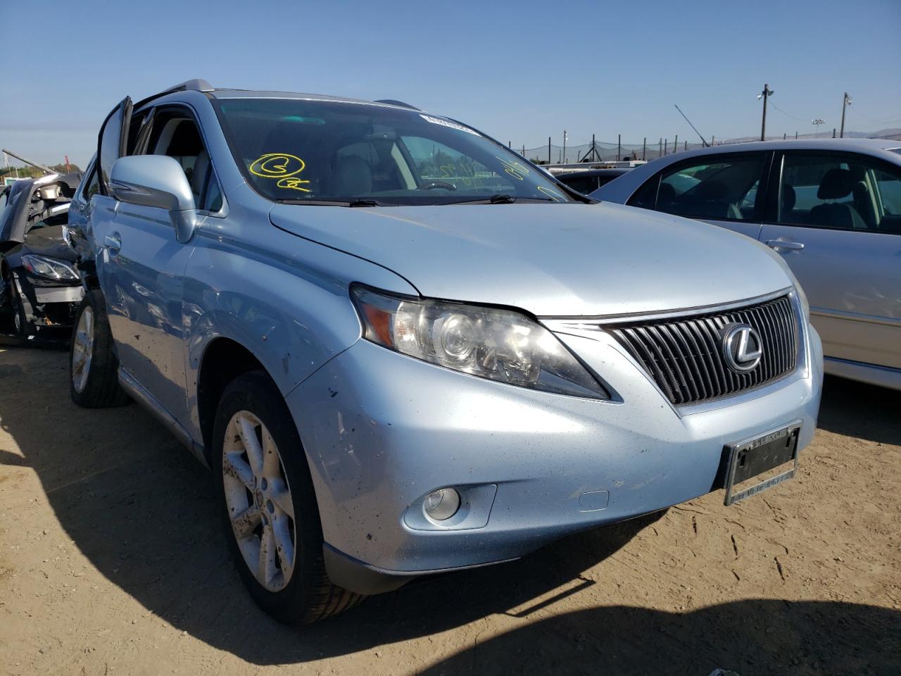 LEXUS RX 350 2012 with VIN 2T2BK1BA8CC132511 - Photo from auction