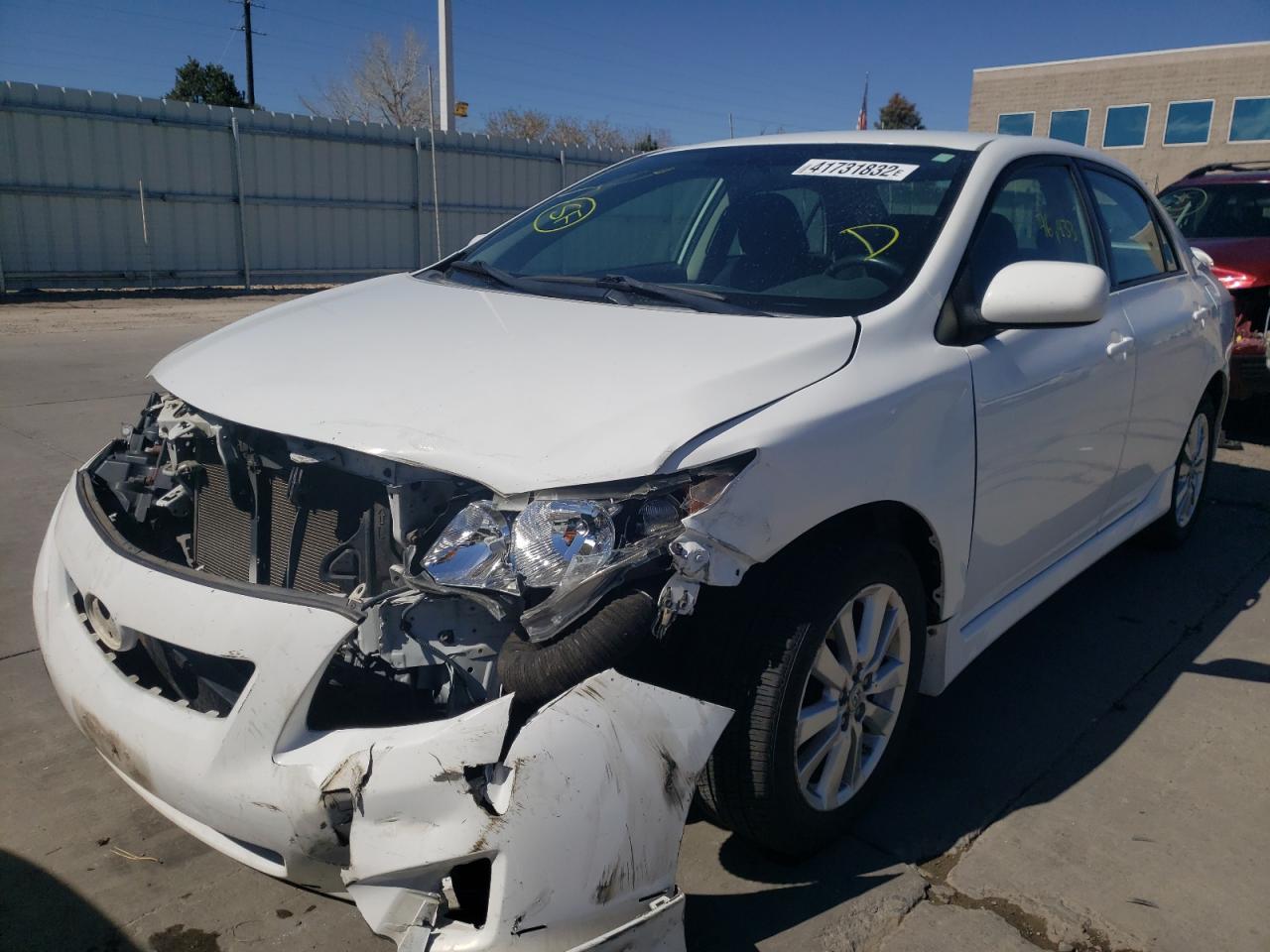 Photo 2 from auction – 2010 TOYOTA COROLLA BA with VIN 1NXBU4EE7AZ225109