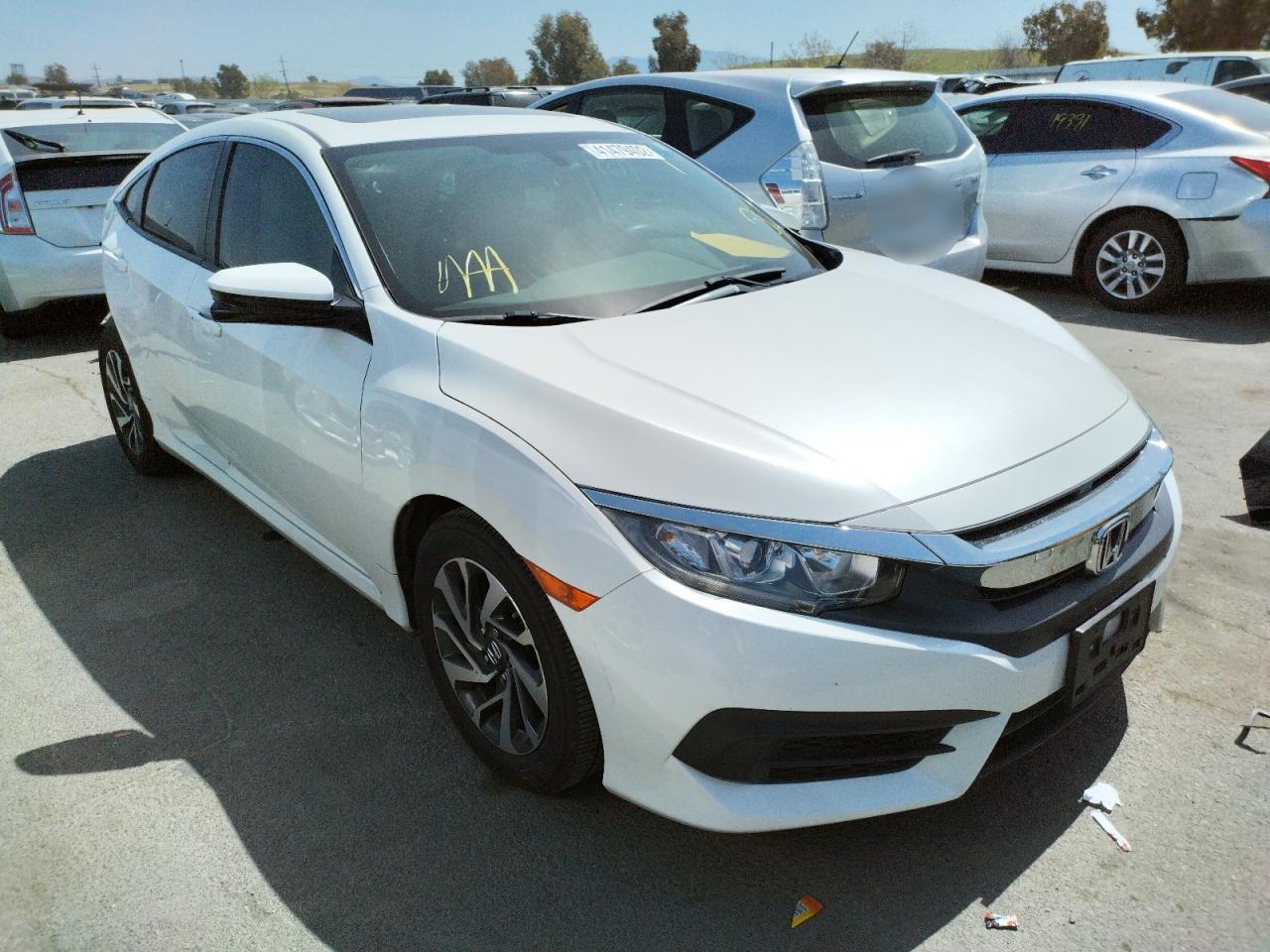 HONDA CIVIC EX 2016 with VIN 19XFC2F74GE241045 - Photo from auction