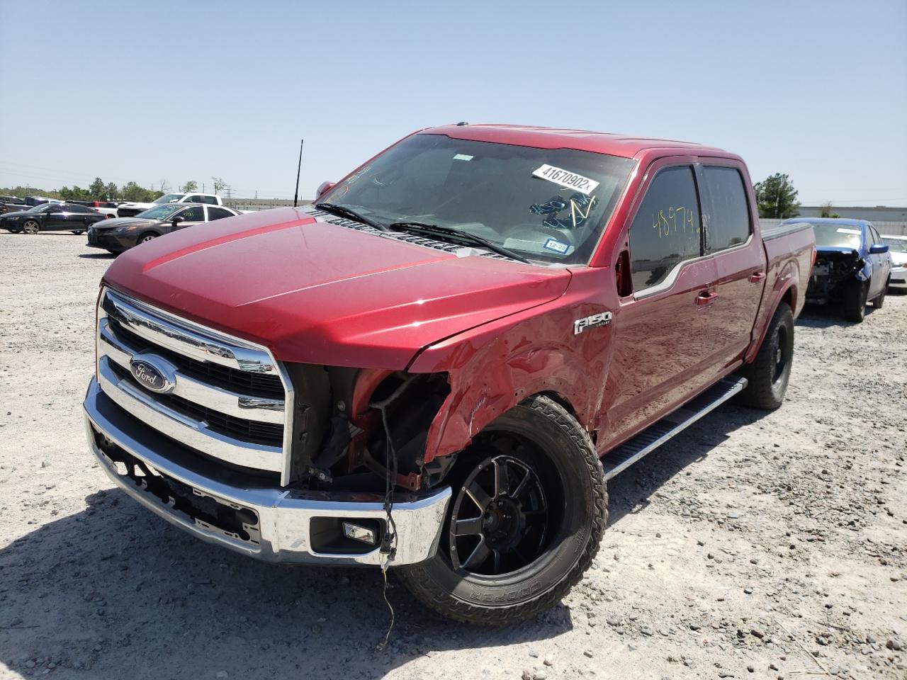Photo 2 from auction – 2015 FORD F150 SUPER with VIN 1FTEW1EF2FKE03675