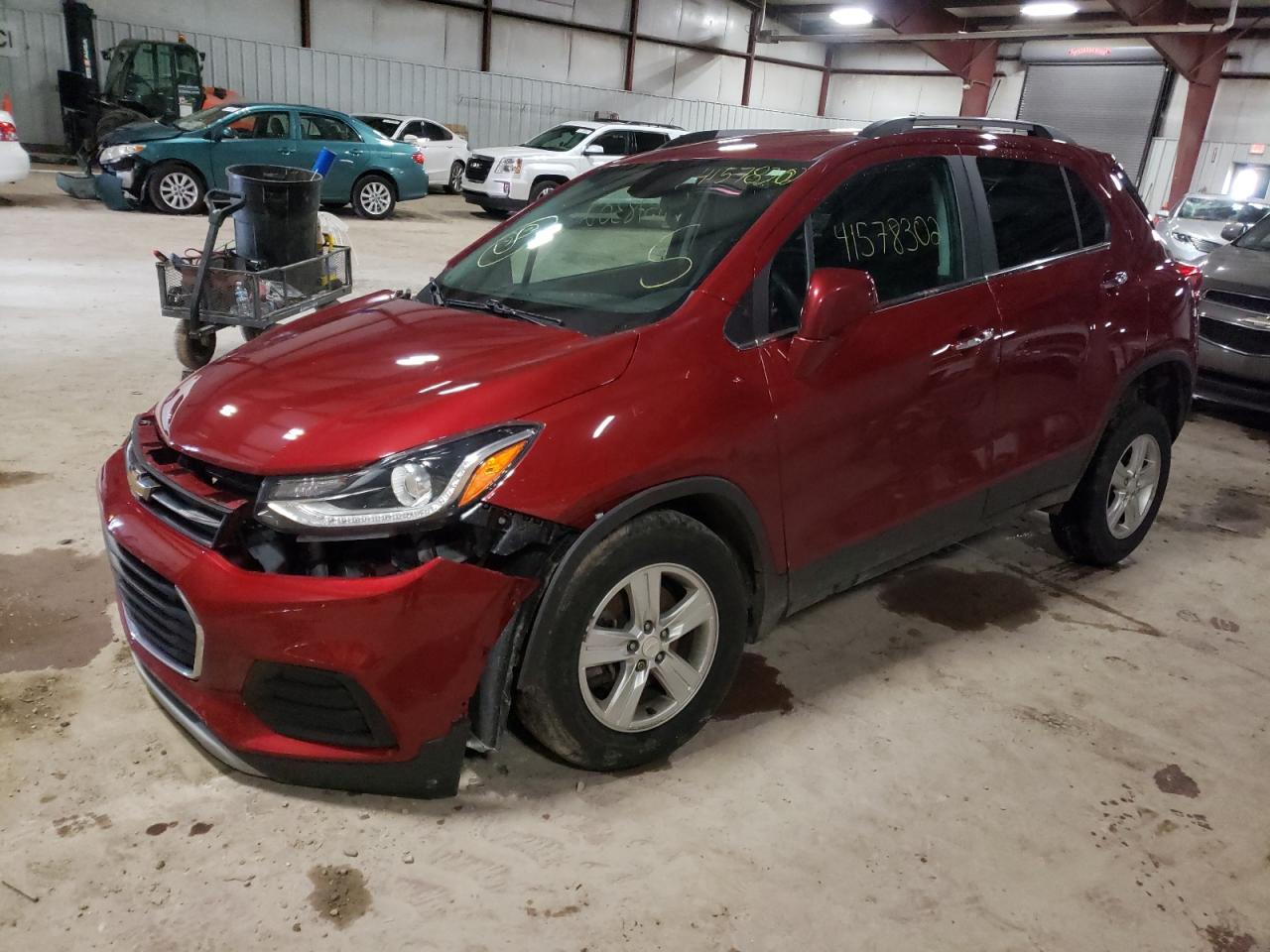 Photo 2 from auction – 2020 CHEVROLET TRAX 1LT with VIN 3GNCJPSB9LL264642
