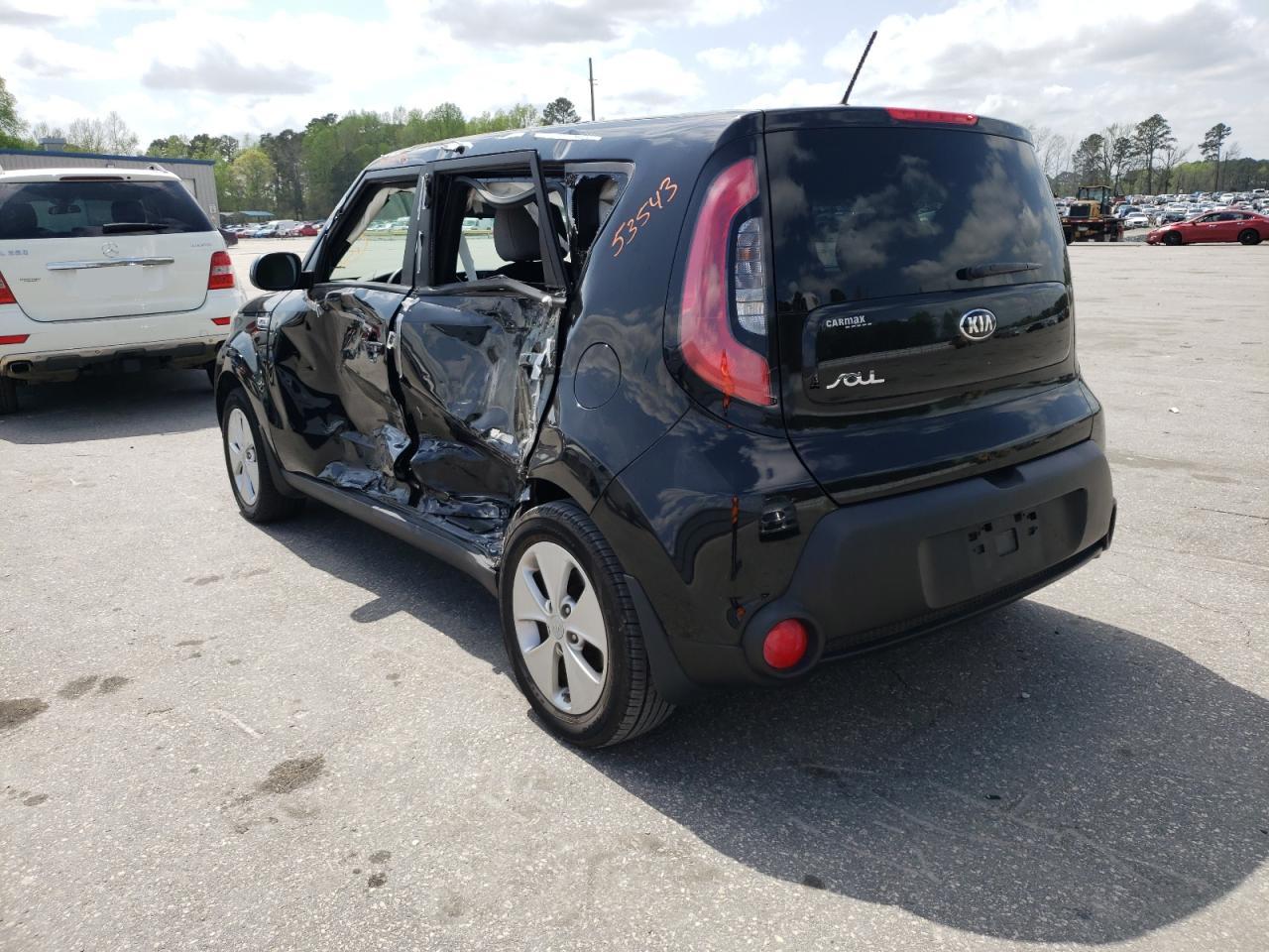 Photo 3 from auction – 2016 KIA SOUL with VIN KNDJN2A28G7367733