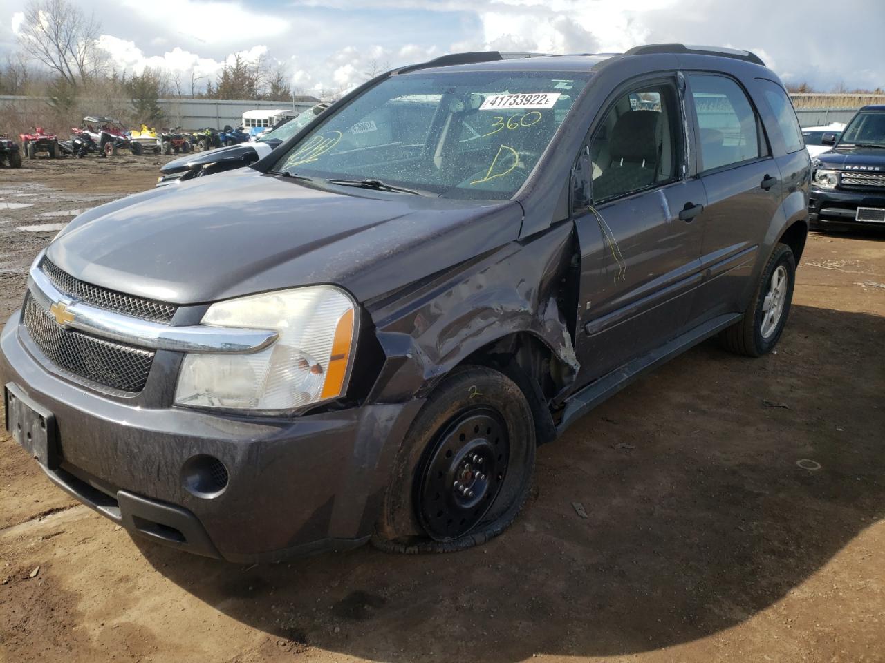 Photo 9 from auction – 2008 CHEVROLET EQUINOX LS with VIN 2CNDL13F986339966