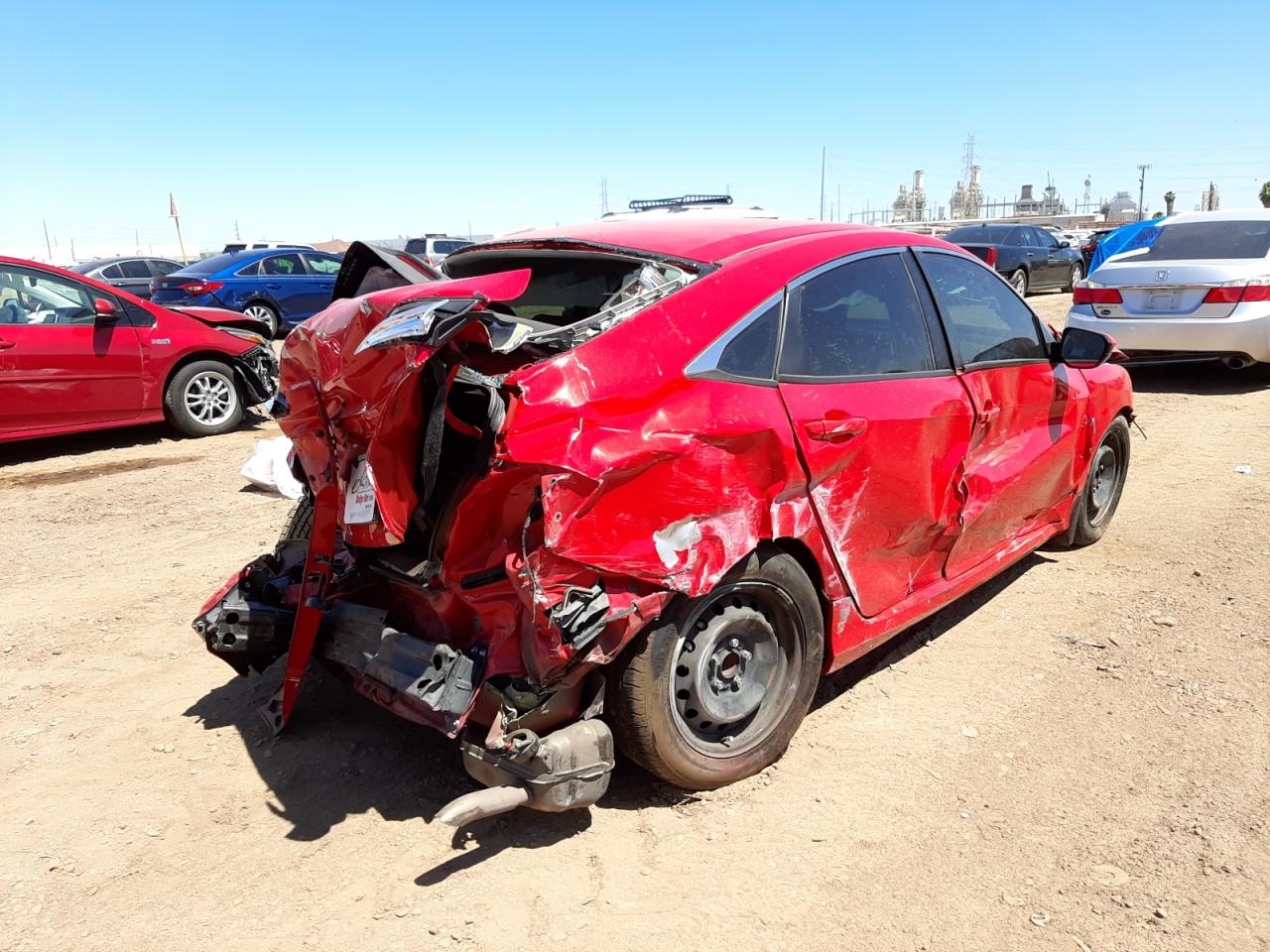 Photo 4 from auction – 2018 HONDA CIVIC LX with VIN 2HGFC2F50JH503252