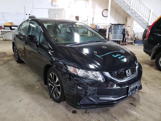 HONDA CIVIC EX 2013 with VIN 19XFB2F85DE041542 - Photo from auction