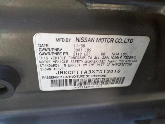 Photo 10 from auction – 1999 INFINITI G20 with VIN JNKCP11A3XT013418