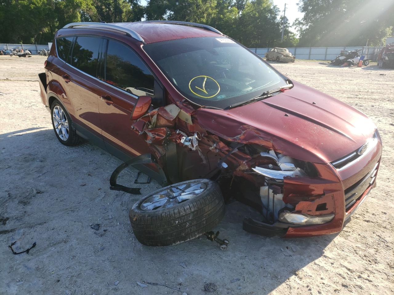 FORD ESCAPE TIT 2016 with VIN 1FMCU0J94GUC74167 - Photo from auction