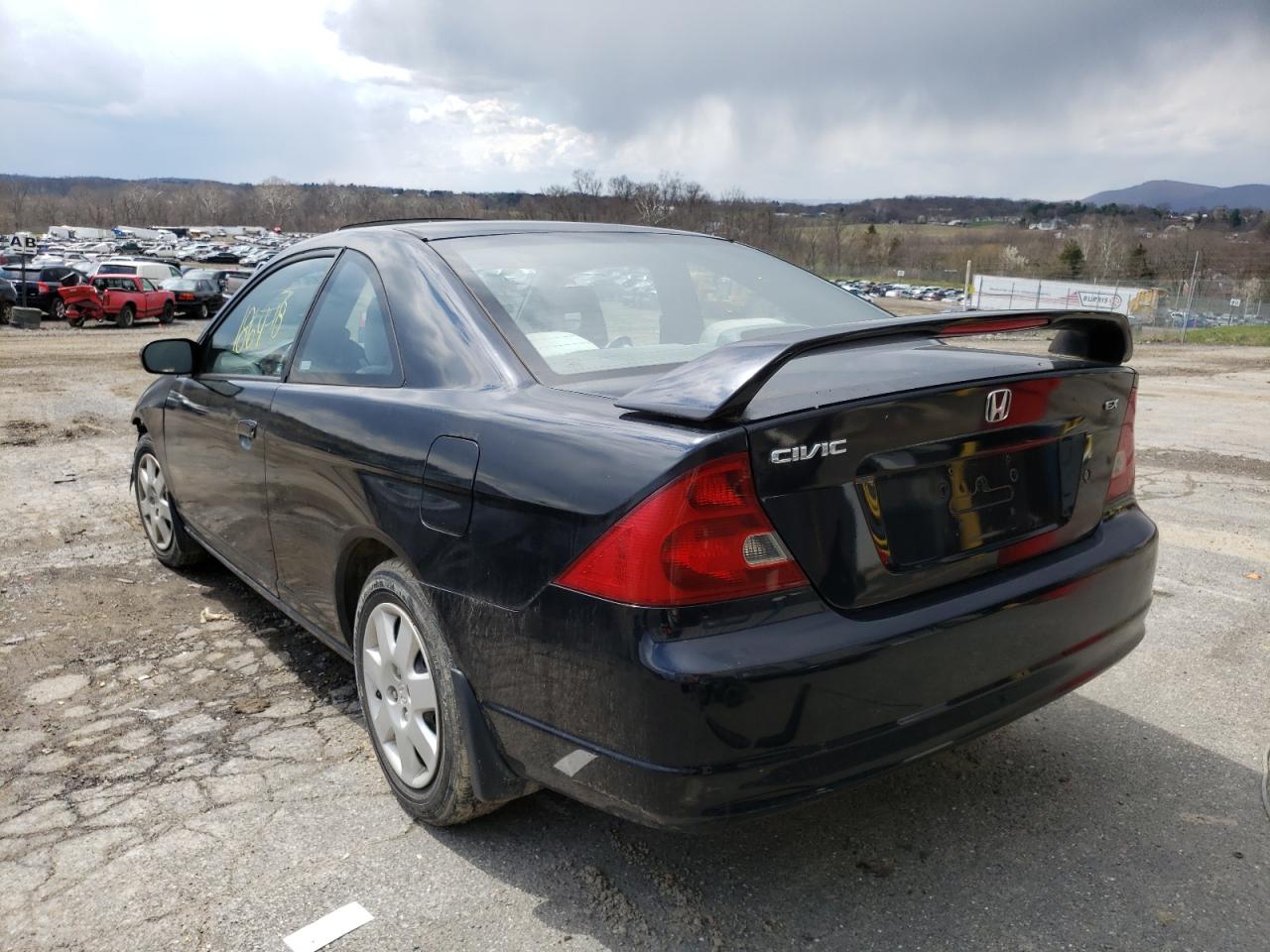 Photo 3 from auction – 2002 HONDA CIVIC EX with VIN 1HGEM22052L072737