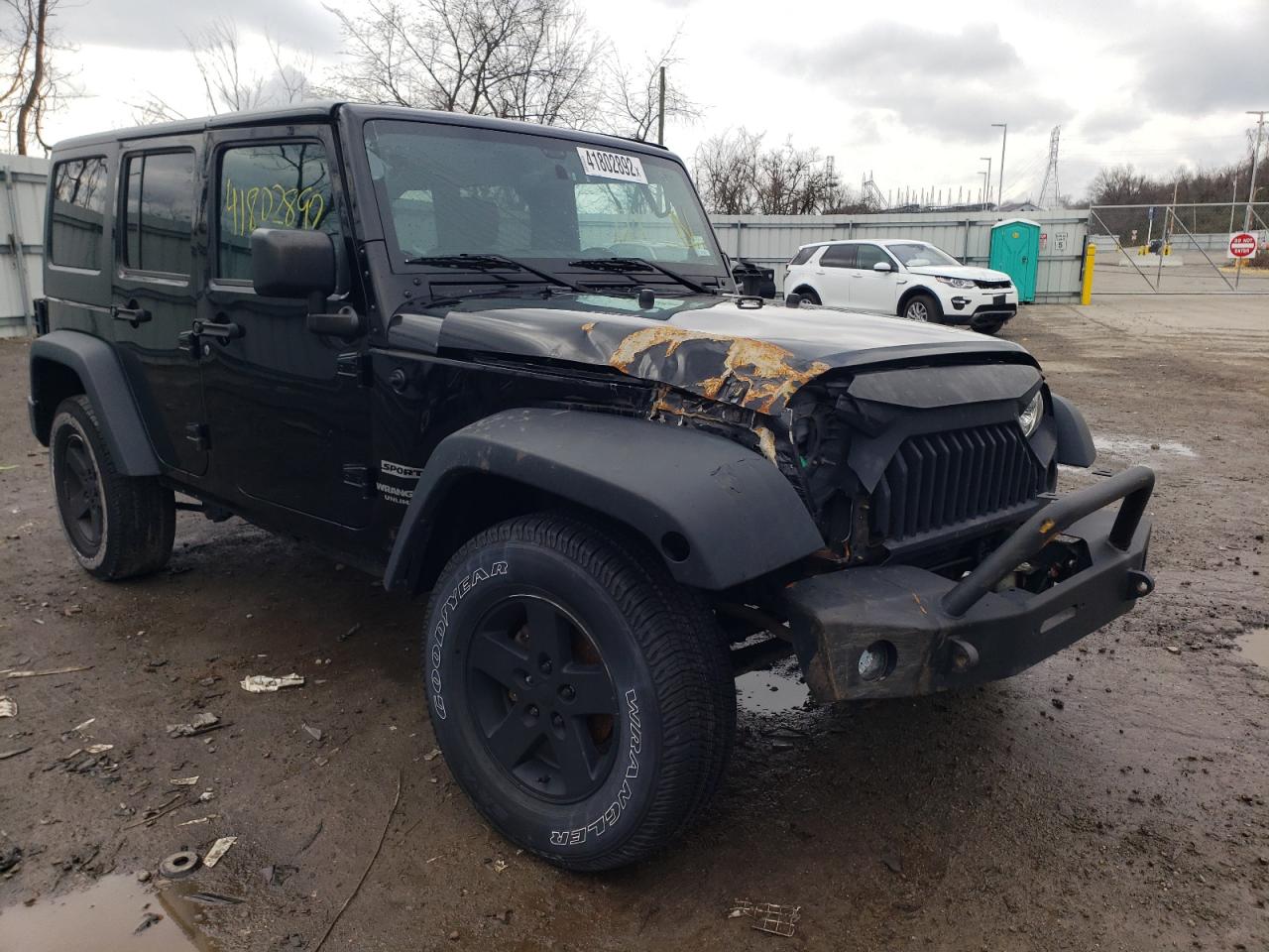 JEEP WRANGLER U 2017 with VIN 1C4BJWDG7HL589378 - Photo from auction