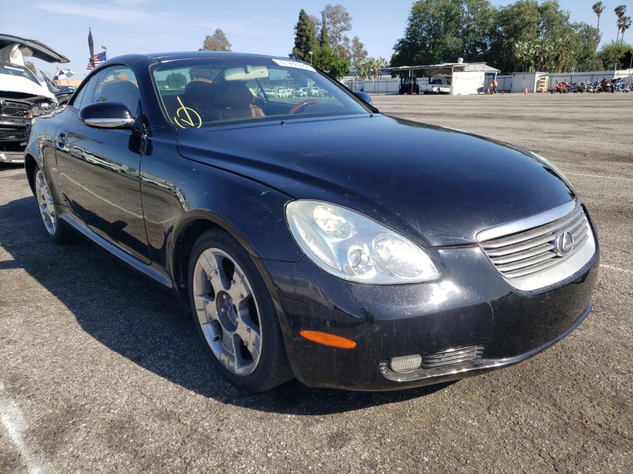 LEXUS SC 430 2003 with VIN JTHFN48Y830045851 - Photo from auction
