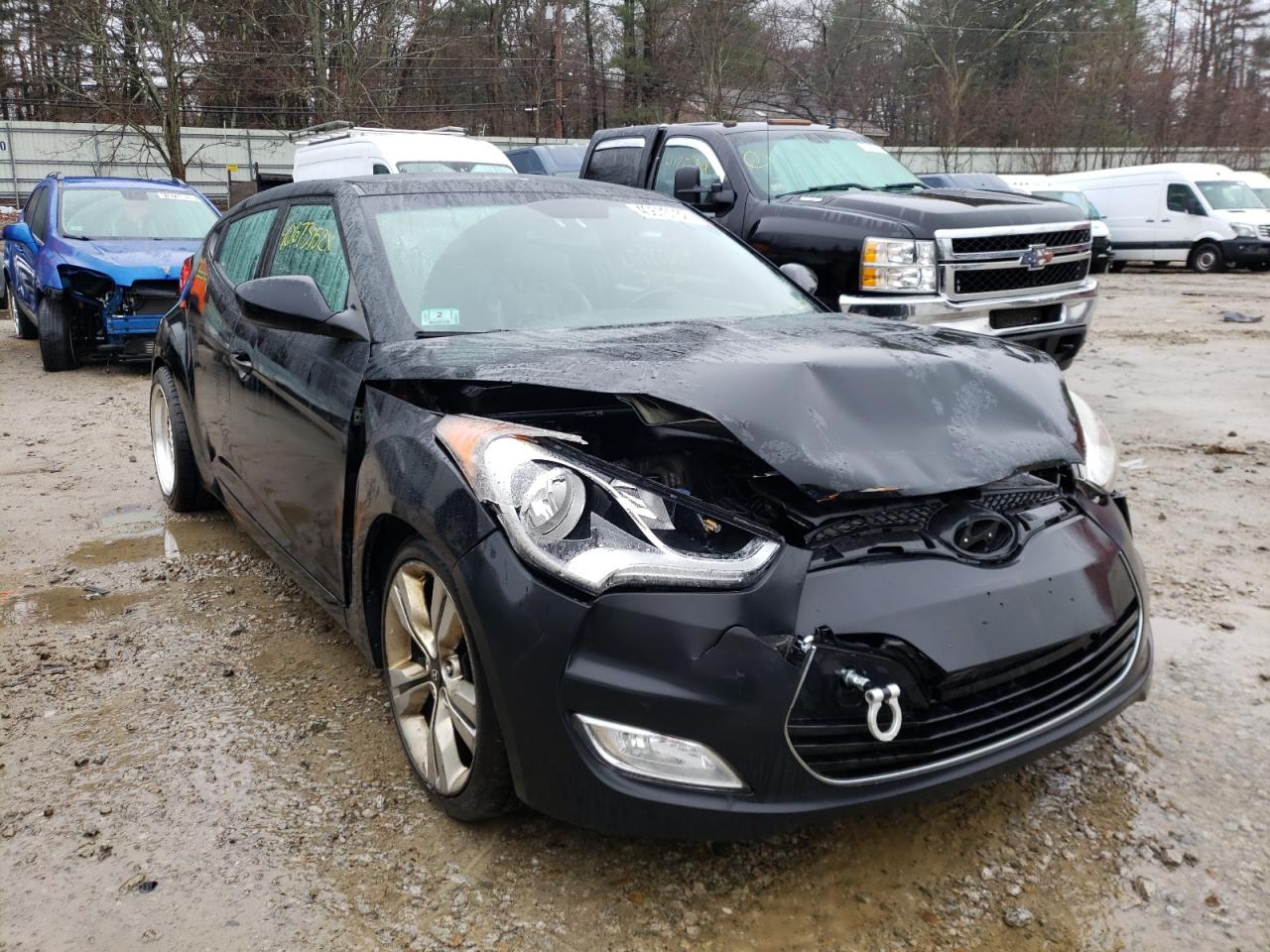 HYUNDAI VELOSTER 2014 with VIN KMHTC6AD7EU201298 - Photo from auction
