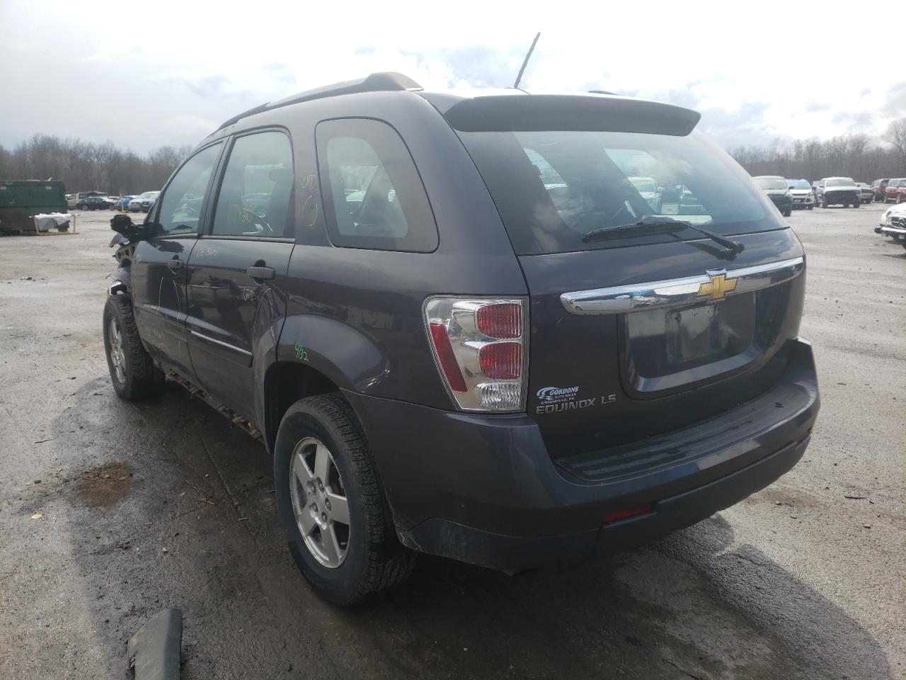 Photo 3 from auction – 2008 CHEVROLET EQUINOX LS with VIN 2CNDL23F686287606
