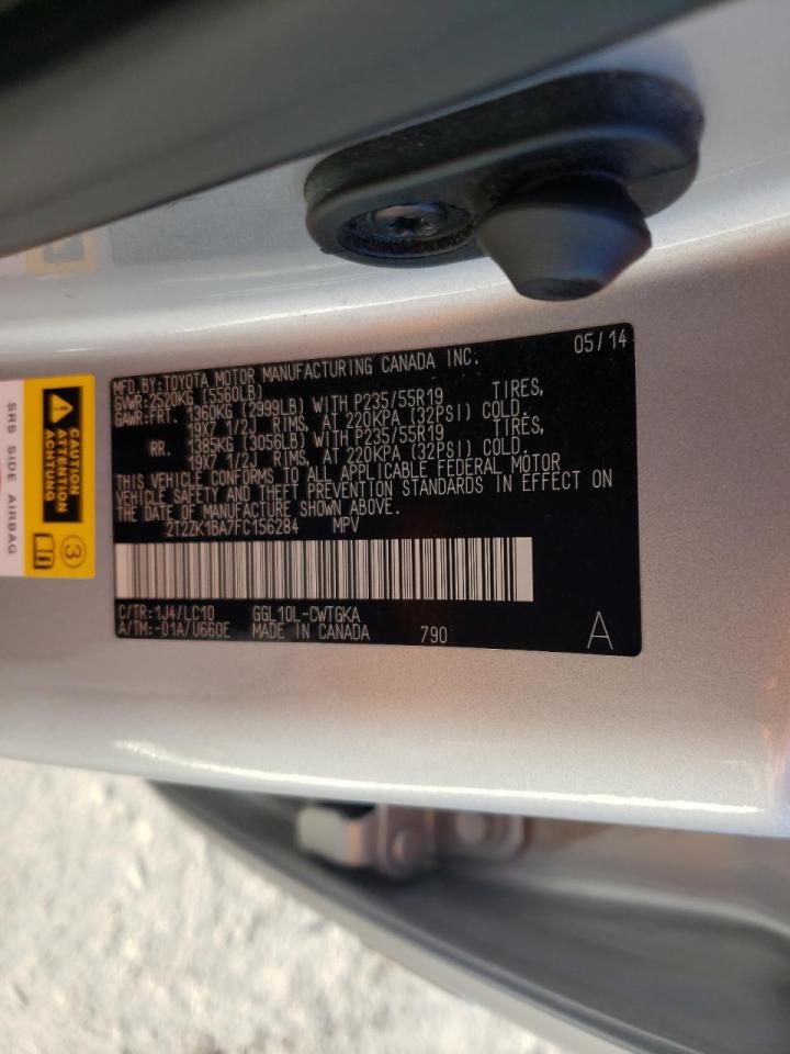 Фото 10 с аукциона – 2015 LEXUS RX 350 с VIN 2T2ZK1BA7FC156284