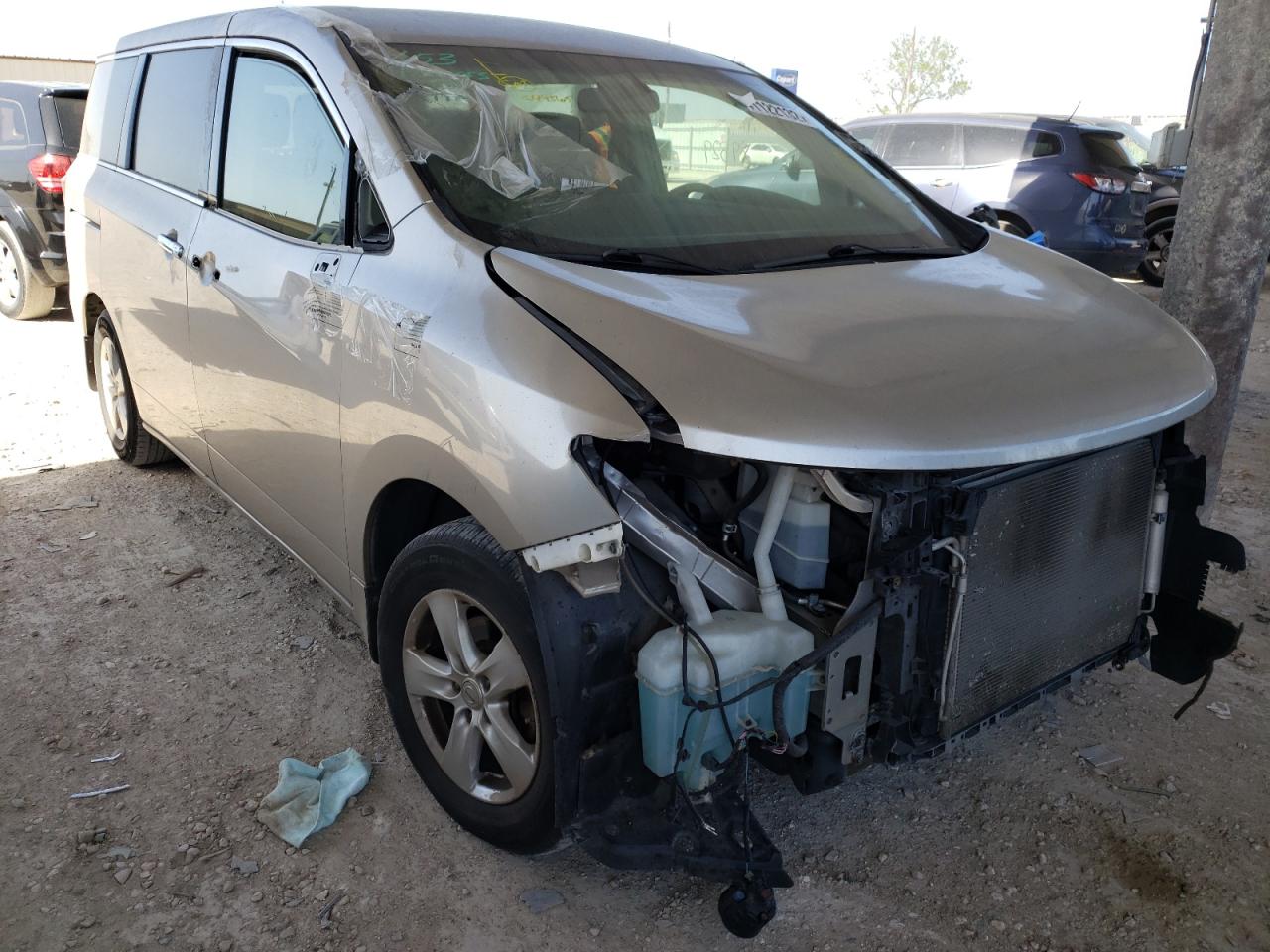 NISSAN QUEST S 2012 with VIN JN8AE2KP5C9049565 - Photo from auction