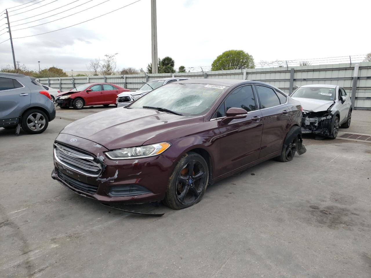 Photo 2 from auction – 2013 FORD FUSION SE with VIN 3FA6P0H71DR228155