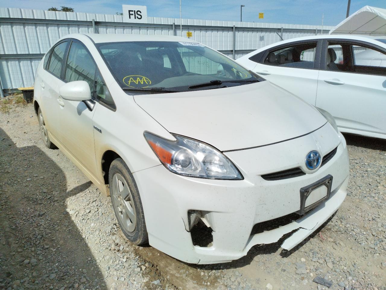 TOYOTA PRIUS 2011 with VIN JTDKN3DU3B5373581 - Photo from auction