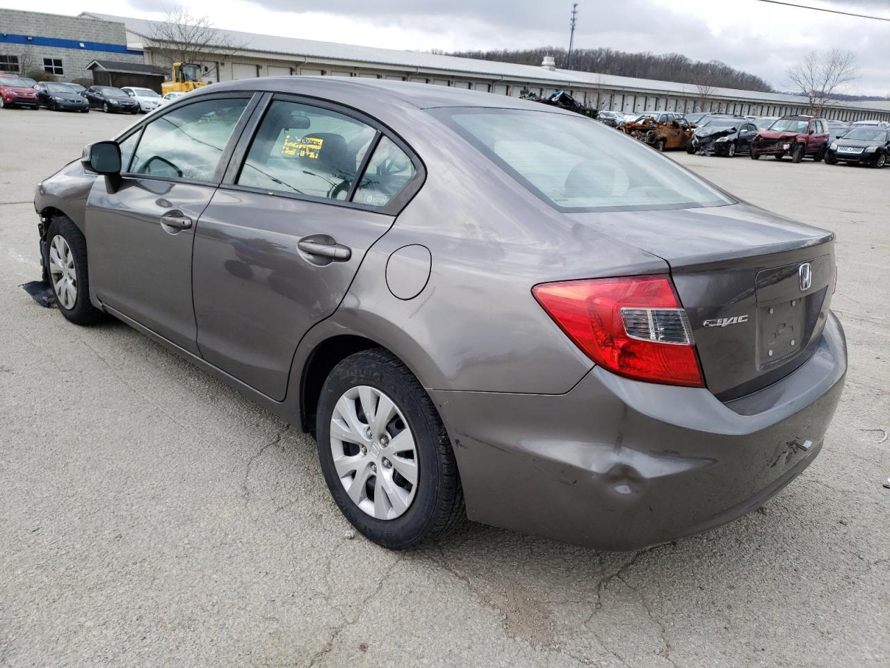 Photo 3 from auction – 2012 HONDA CIVIC LX with VIN 19XFB2F58CE085118