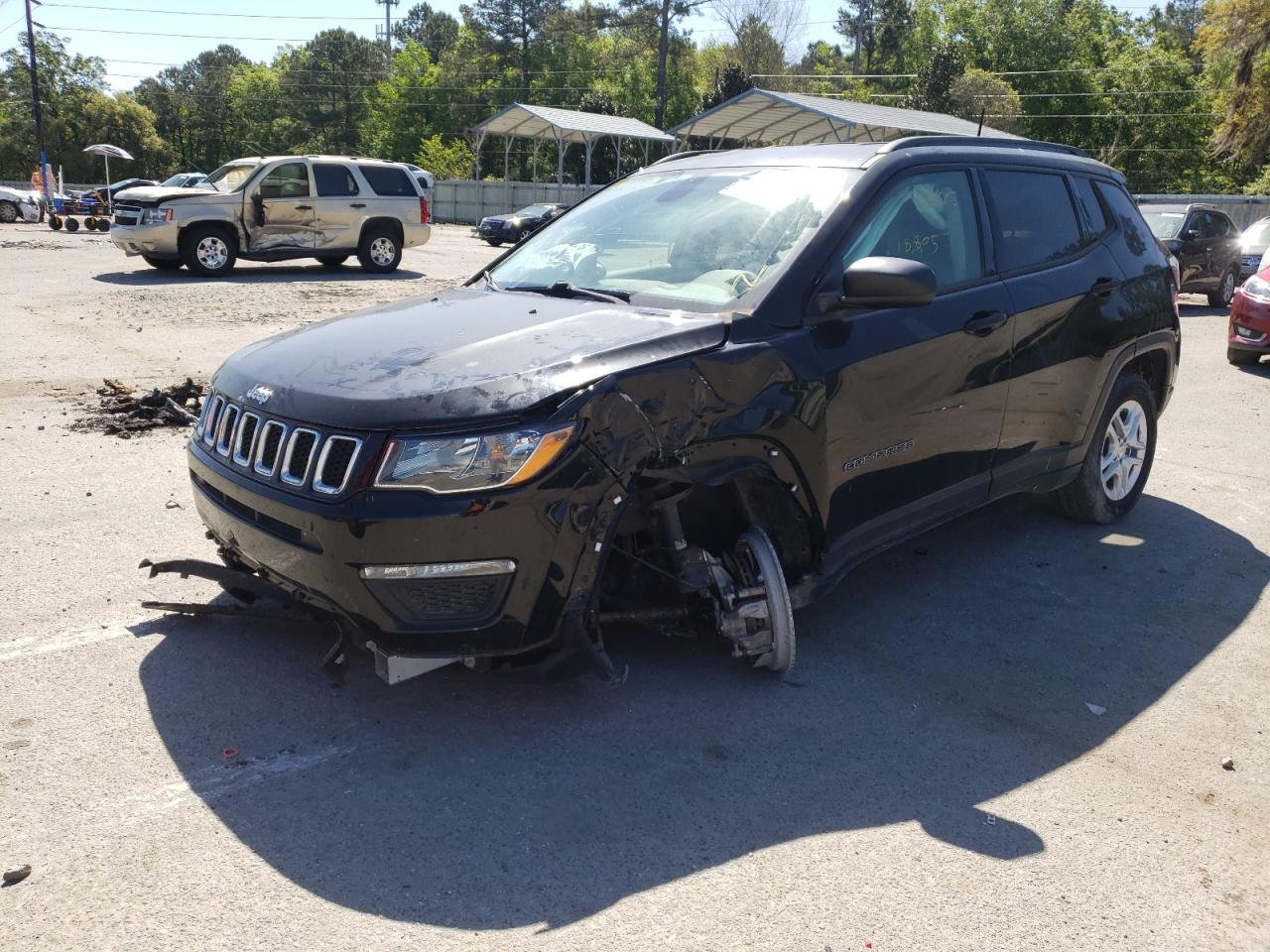Photo 9 from auction – 2018 JEEP COMPASS SP with VIN 3C4NJDAB1JT127029