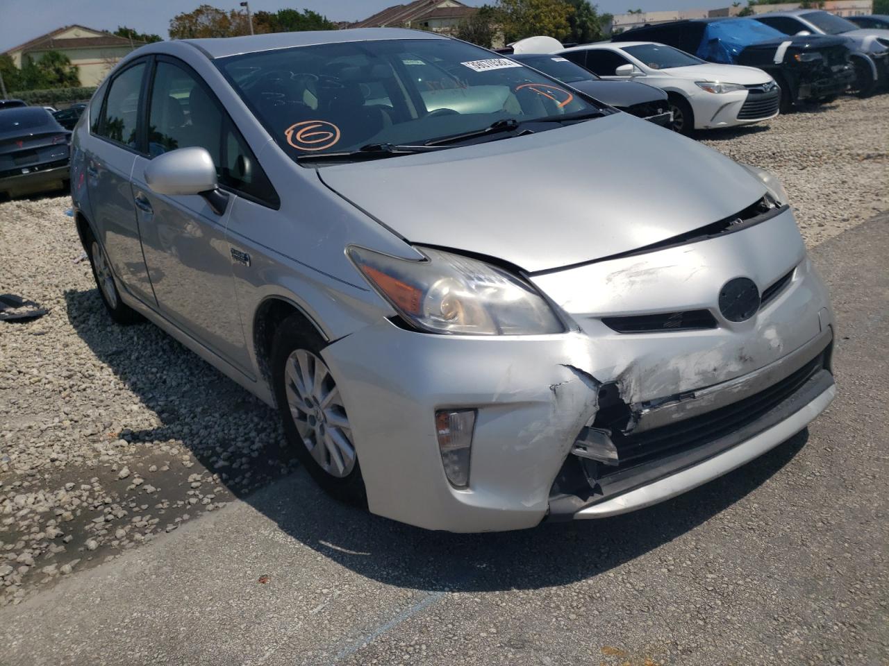 TOYOTA PRIUS PLUG 2013 with VIN JTDKN3DP4D3045658 - Photo from auction