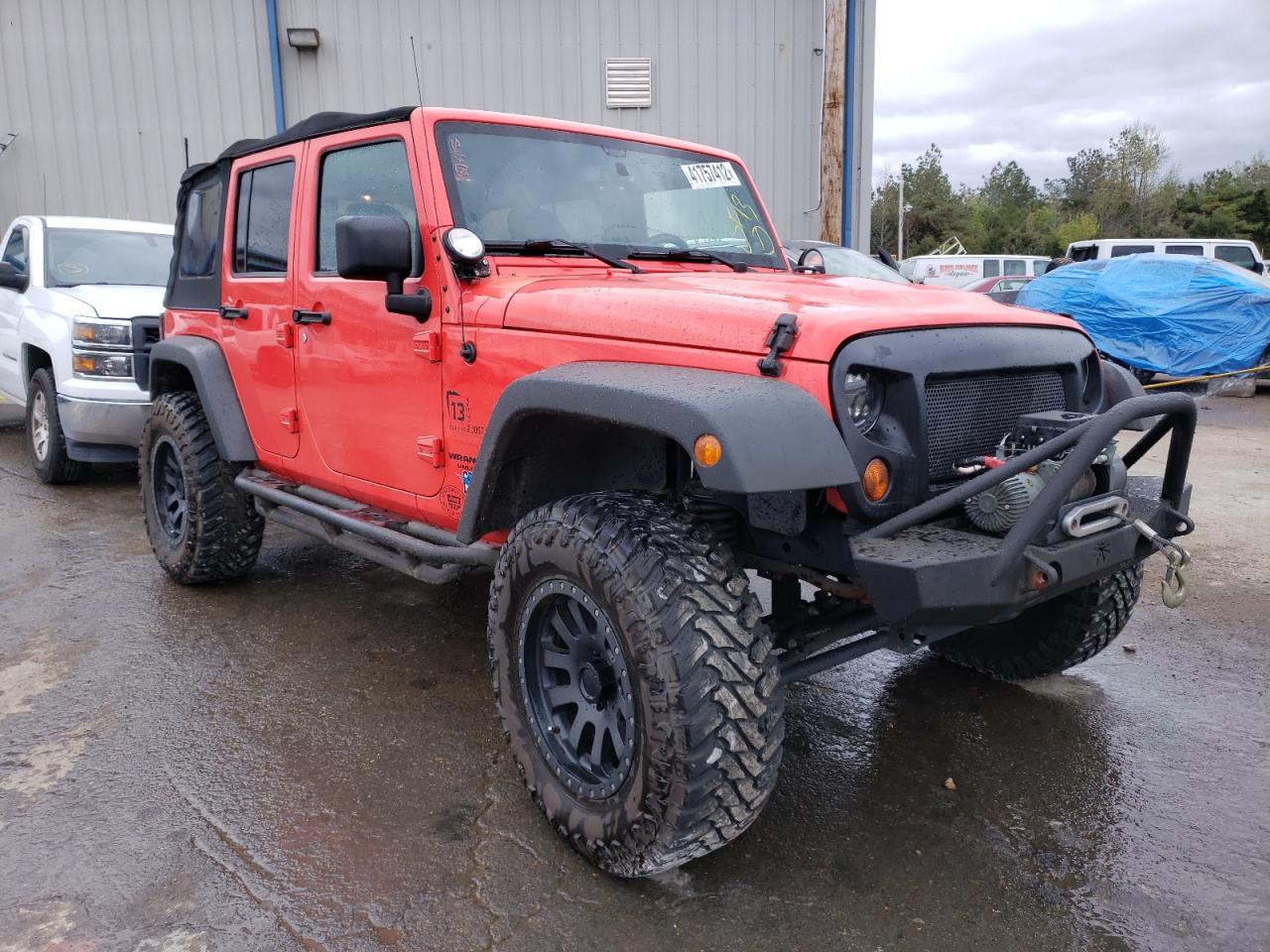 JEEP WRANGLER U 2013 with VIN 1C4BJWDG6DL642873 - Photo from auction