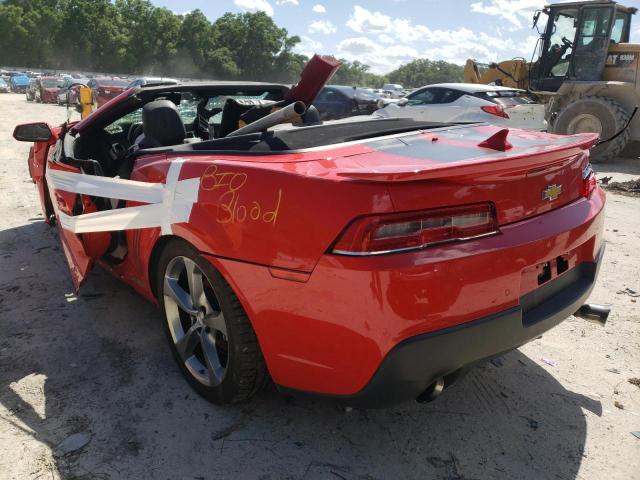 Photo 3 from auction – 2014 CHEVROLET CAMARO LT with VIN 2G1FC3D32E9250918