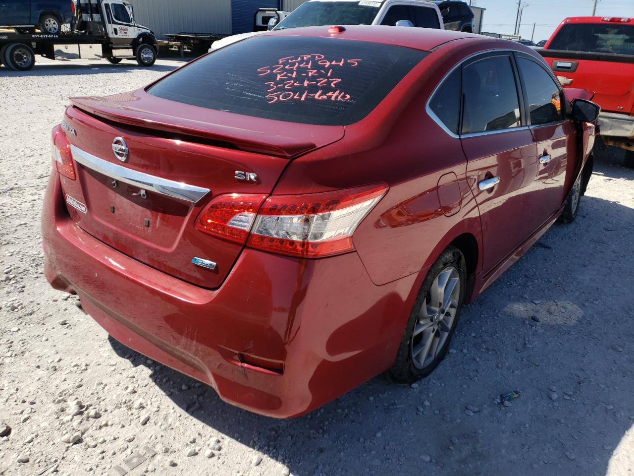 Photo 4 from auction – 2013 NISSAN SENTRA S with VIN 3N1AB7AP2DL665433