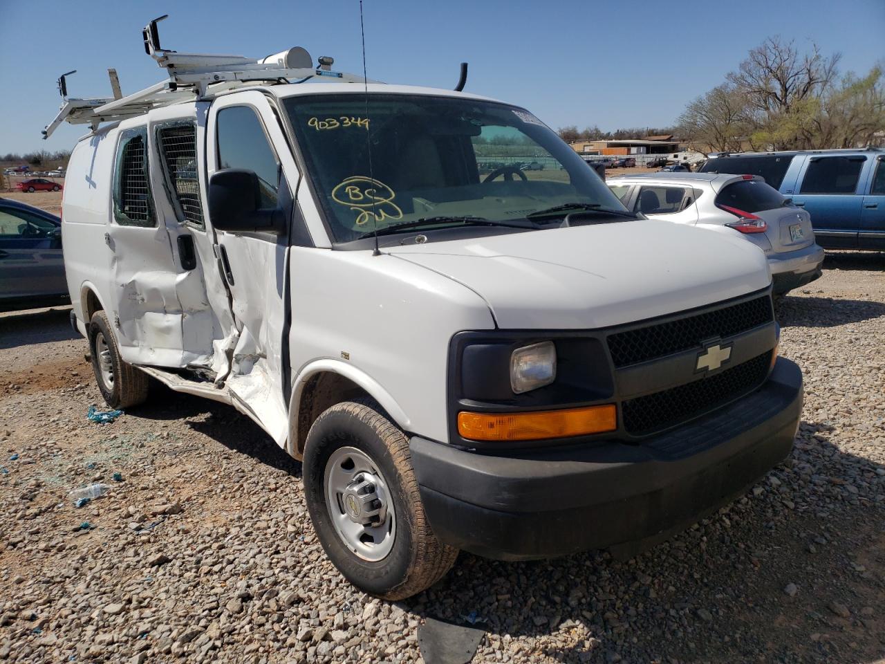 CHEVROLET EXPRESS G2 2013 with VIN 1GCWGFCA1D1903349 - Photo from auction