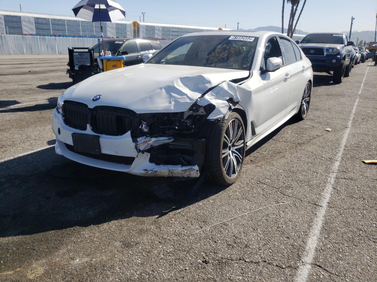 Photo 2 from auction – 2019 BMW 540 I with VIN WBAJE5C57KWE66745