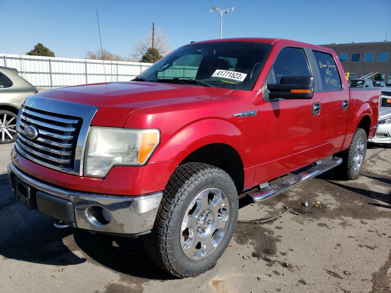 Photo 2 from auction – 2010 FORD F150 SUPER with VIN 1FTFW1EV9AKA75904