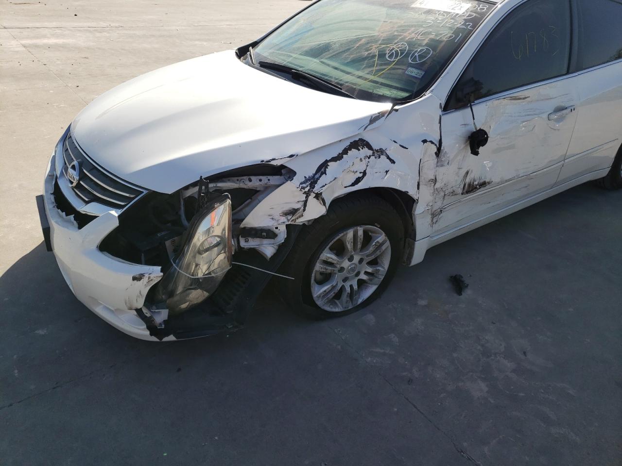 Photo 9 from auction – 2012 NISSAN ALTIMA BAS with VIN 1N4AL2APXCN504801