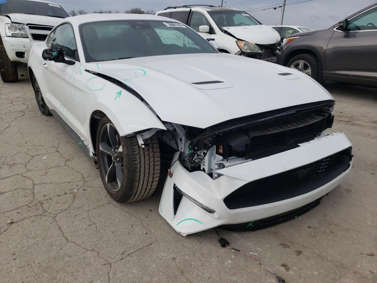 FORD MUSTANG 2021 with VIN 1FA6P8TH9M5138639 - Photo from auction