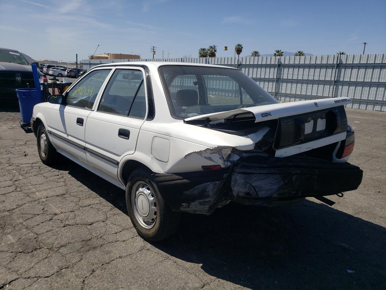 Photo 3 from auction – 1990 TOYOTA COROLLA DL with VIN JT2AE94A4L3404251