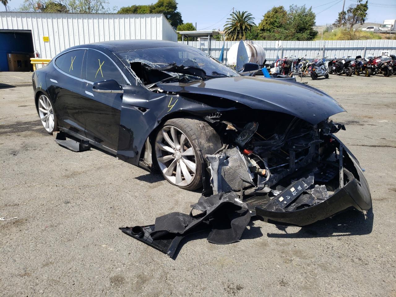 TESLA MODEL S 2013 with VIN 5YJSA1CP0DFP07062 - Photo from auction