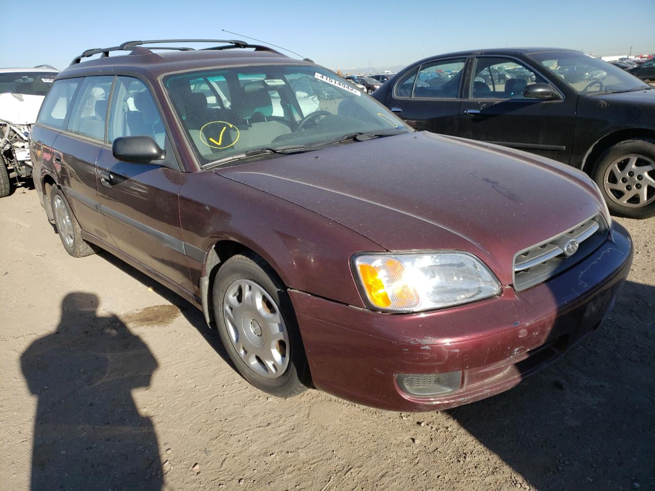 SUBARU LEGACY 2000 with VIN 4S3BH6352Y7300623 - Photo from auction