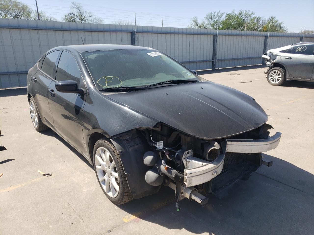 DODGE DART SXT 2013 with VIN 1C3CDFBA6DD107776 - Photo from auction