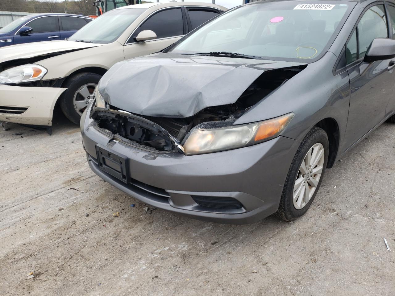 Photo 9 from auction – 2012 HONDA CIVIC EXL with VIN 19XFB2F90CE000338