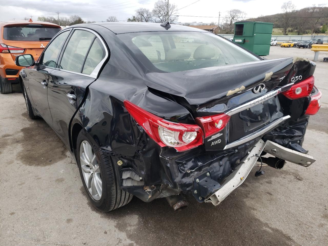 Photo 3 from auction – 2014 INFINITI Q50 BASE with VIN JN1BV7AR4EM703328