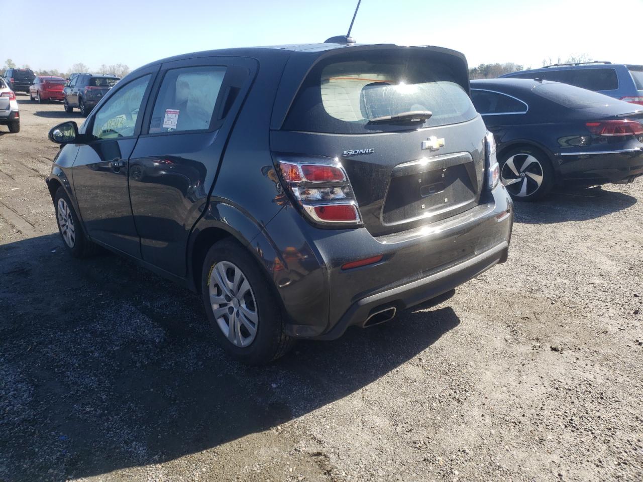 Photo 3 from auction – 2020 CHEVROLET SONIC with VIN 1G1JG6SB2L4134905