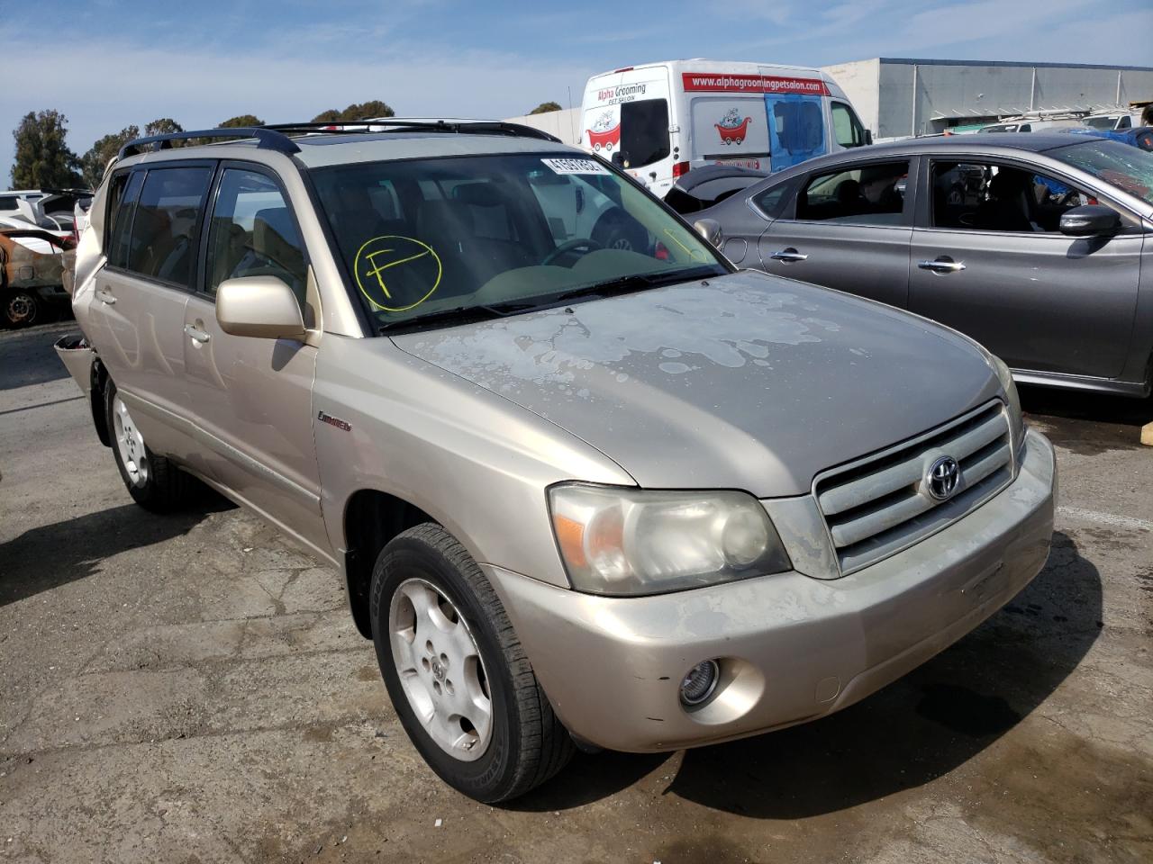 TOYOTA HIGHLANDER 2006 with VIN JTEDP21A060104394 - Photo from auction