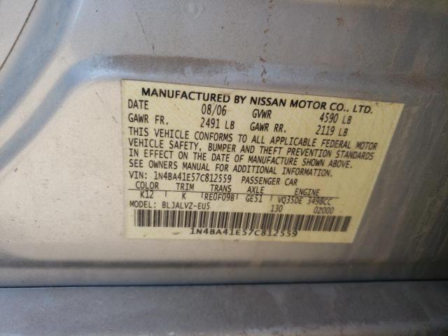 صورة رقم 10 من المزاد - 2007 NISSAN MAXIMA SE مع VIN 1N4BA41E57C812559