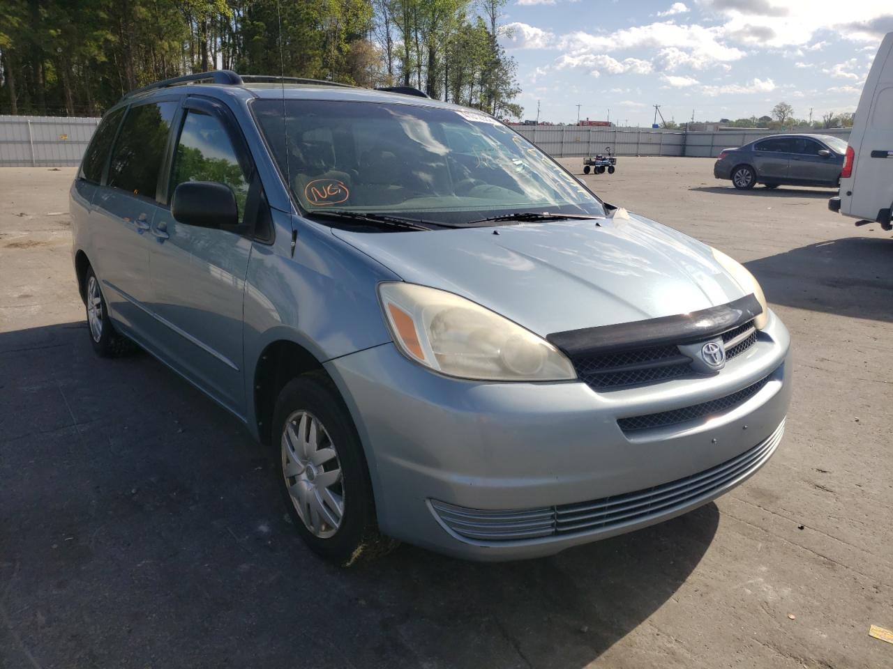TOYOTA SIENNA CE 2005 with VIN 5TDZA23C95S254445 - Photo from auction