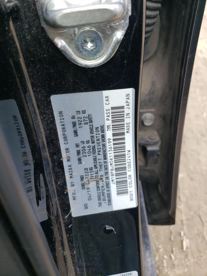 Photo 10 from auction – 2019 MAZDA 3 with VIN JM1BPBJM5K1136199
