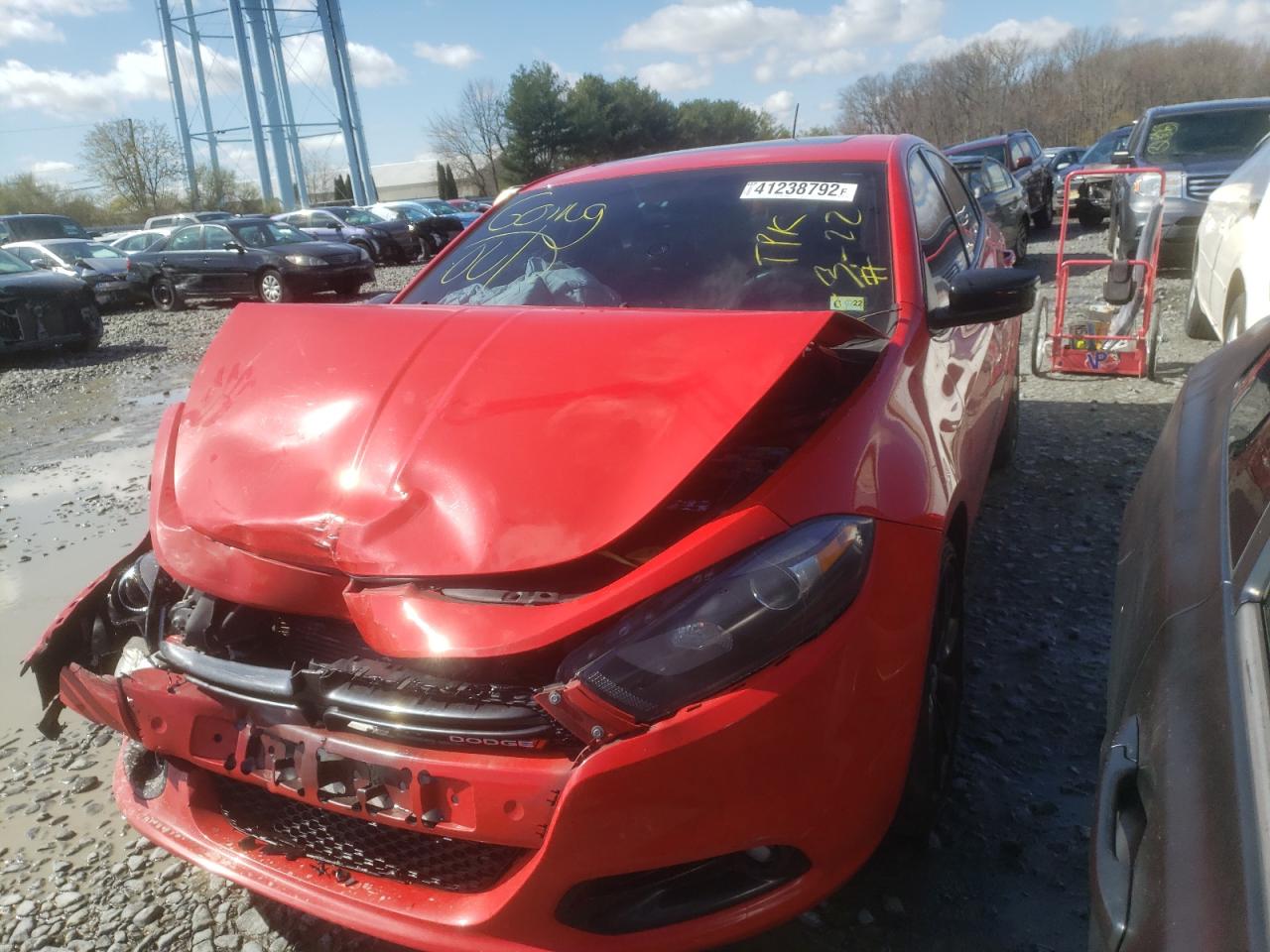 Photo 2 from auction – 2016 DODGE DART SXT S with VIN 1C3CDFFA3GD820634